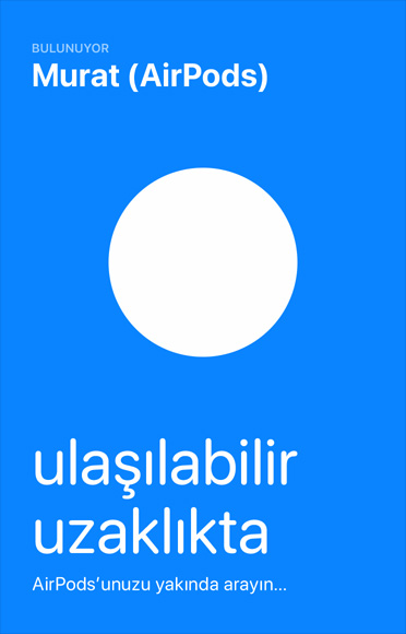 Bul uygulamas?n?n ayg?t?n yerini tespit etmek i?in kulland??? g?rsel.