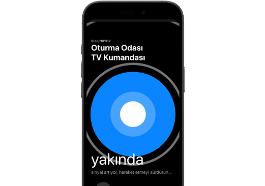 iPhone’un Siri Remote’u bulmak i?in kullan?lmas?