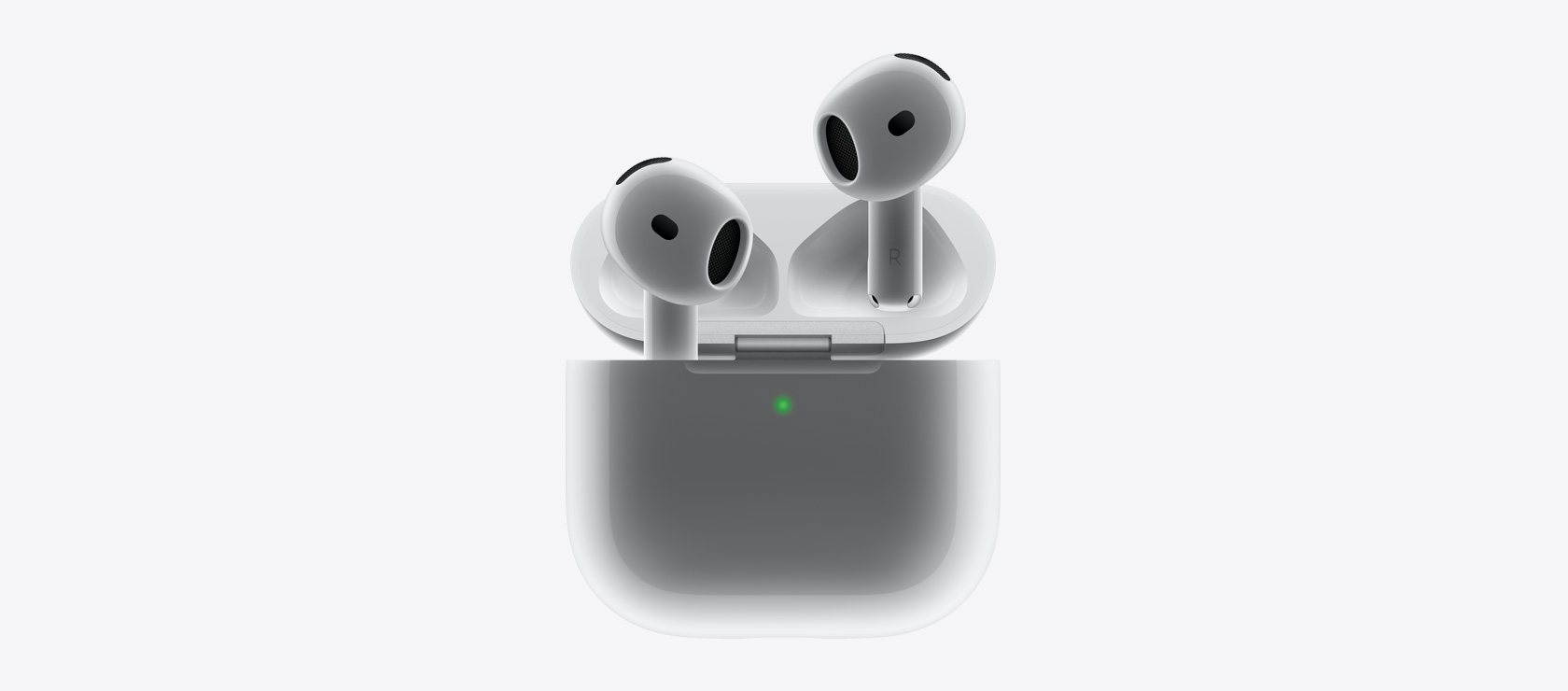 AirPods?4 pri zasunutí do?nabíjacieho puzdra.