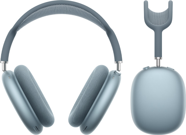 AirPods Max Blue strie?al spredu aj zboku