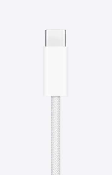 Detailny záber na?nabíjací kábel USB-C.