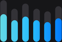 Gráfico que muestra cómo la Protección Auditiva en los AirPods Pro 2 reduce los niveles generales de ruidos altos