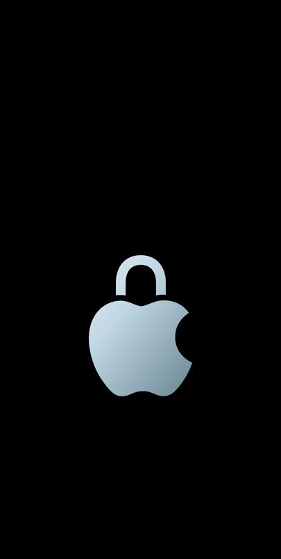 Logo ochrany súkromia Apple.