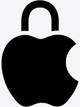 Logo súkromia Apple.